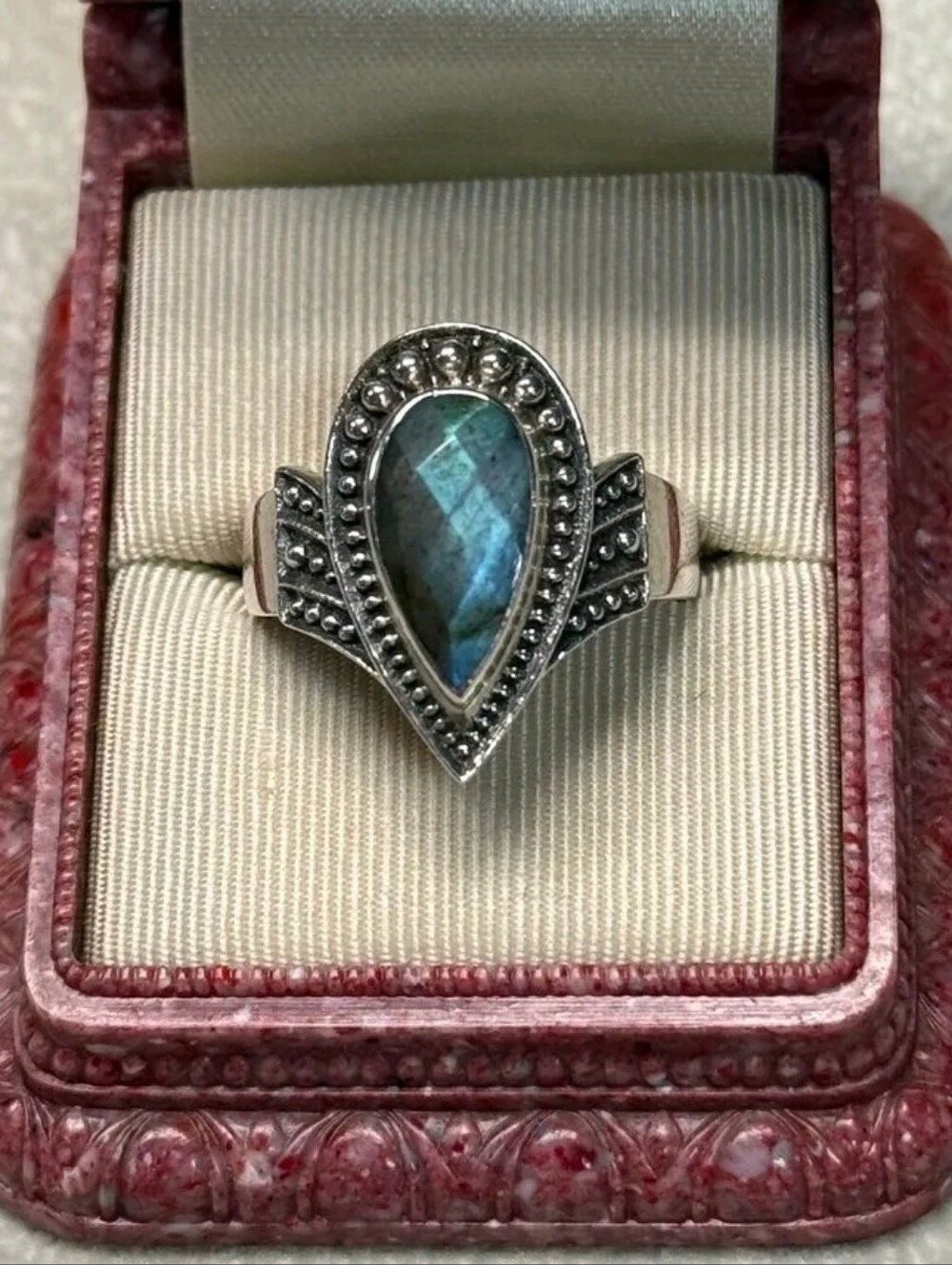 Nicky Butler Sterling Silver Labradorite Ring SZ 10